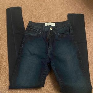 Gypsy Warrior dark blue high-waisted skinny jeans